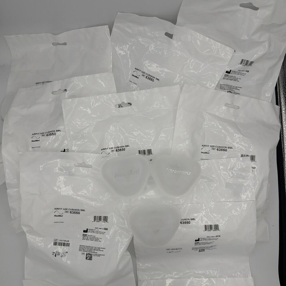 (Lot of 10) - ResMed AirFit N20 Small 63550 Nasal Cushions CPAP BiPap supplies